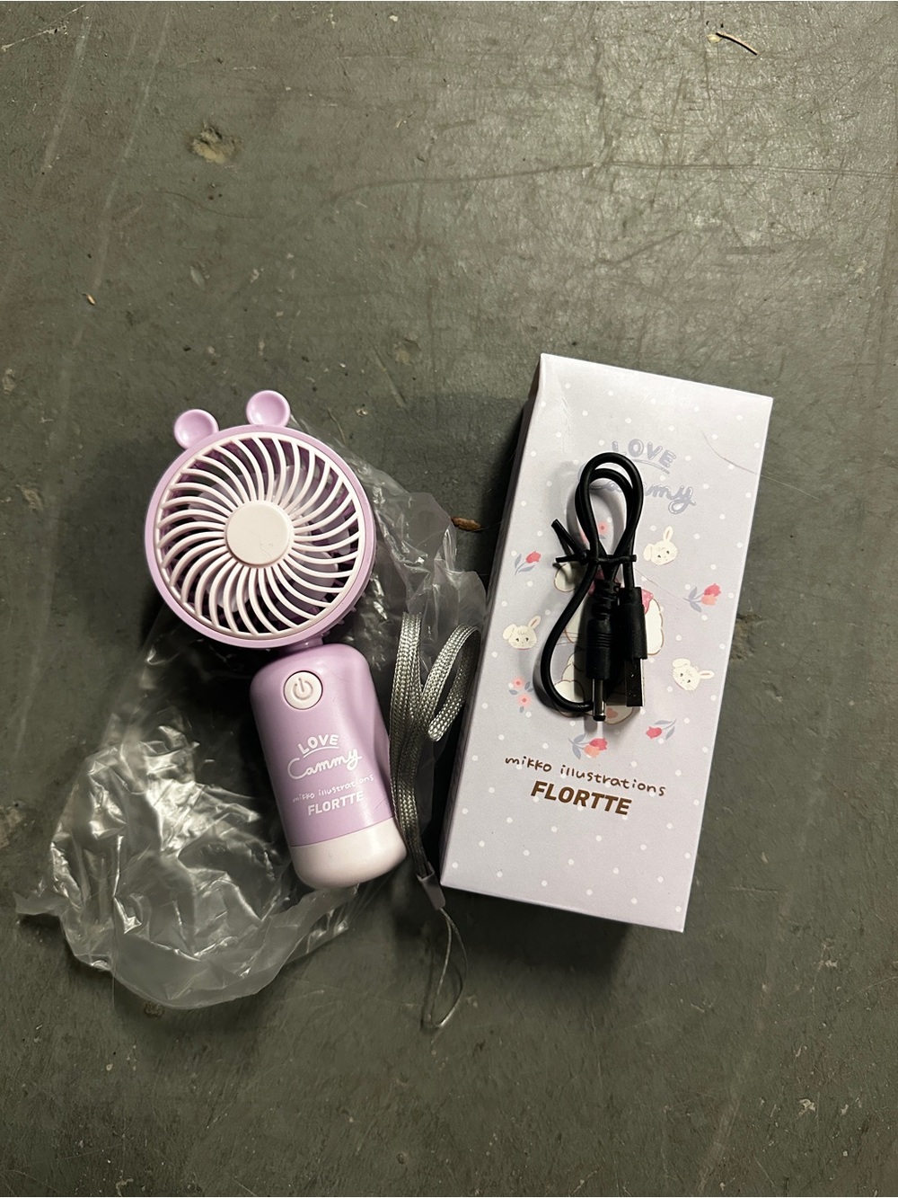 Portable Mini Fan - Lavender